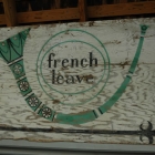Original French Leave sign at Tippy's